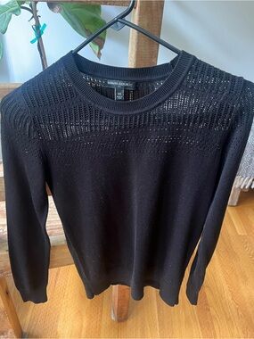 Banana Republic Women’s Black Crewneck Knit Sweater